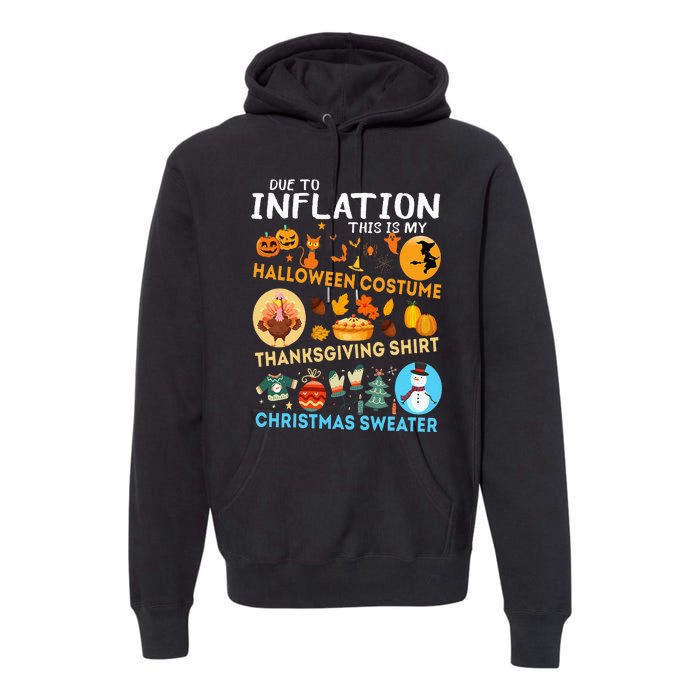 My Spooky Halloween Thanksgiving Ugly Christmas Costume Premium Hoodie