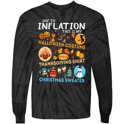 My Spooky Halloween Thanksgiving Ugly Christmas Costume Tie-Dye Long Sleeve Shirt