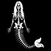 Mermaid Skeleton Halloween Funny Spooky Scary Swimming Sustainable Bucket Hat