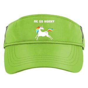 Me So Horny Funny Unicorn Adult Drive Performance Visor