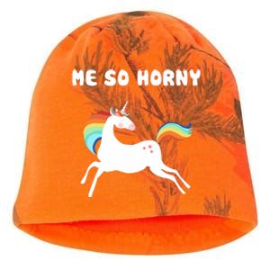 Me So Horny Funny Unicorn Kati - Camo Knit Beanie