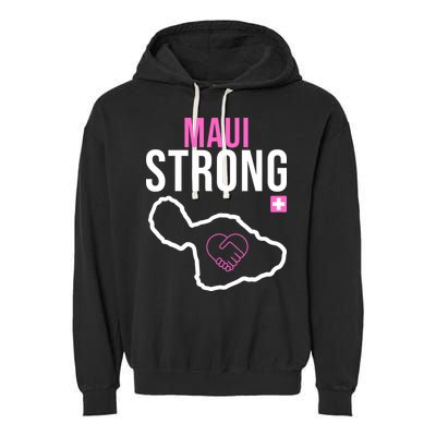 Maui Strong Hawaii Wildfire Relief Garment-Dyed Fleece Hoodie