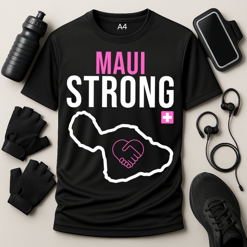 Maui Strong Hawaii Wildfire Relief Performance Shirt
