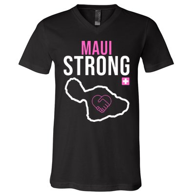 Maui Strong Hawaii Wildfire Relief V-Neck T-Shirt