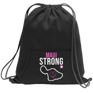 Maui Strong Hawaii Wildfire Relief Sweatshirt Cinch Pack Bag