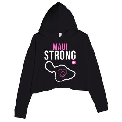 Maui Strong Hawaii Wildfire Relief Crop Fleece Hoodie