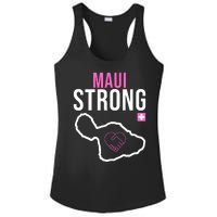 Maui Strong Hawaii Wildfire Relief Ladies PosiCharge Competitor Racerback Tank