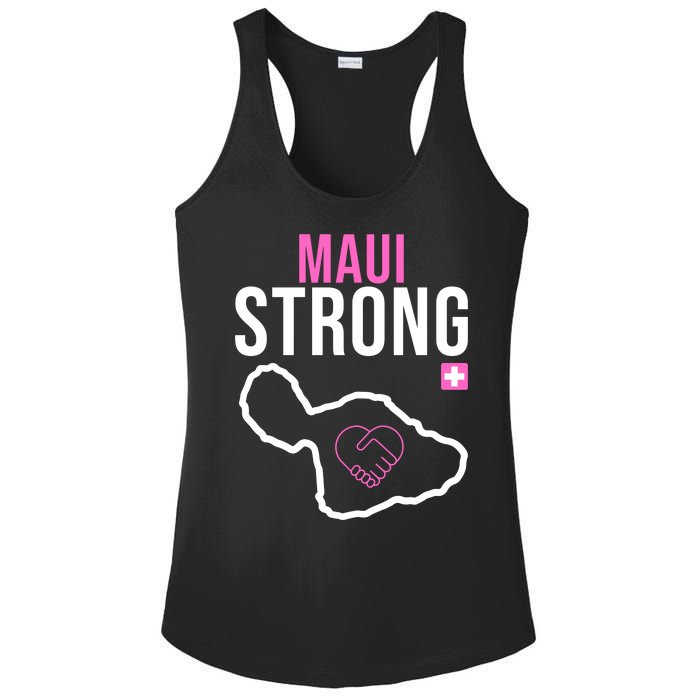 Maui Strong Hawaii Wildfire Relief Ladies PosiCharge Competitor Racerback Tank