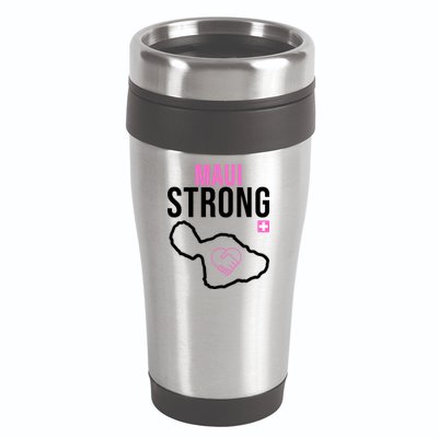 Maui Strong Hawaii Wildfire Relief 16oz Travel Tumbler