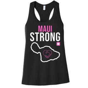 Maui Strong Hawaii Wildfire Relief Women's Racerback Tank