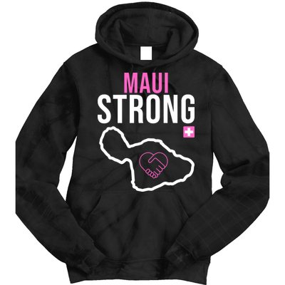 Maui Strong Hawaii Wildfire Relief Tie Dye Hoodie