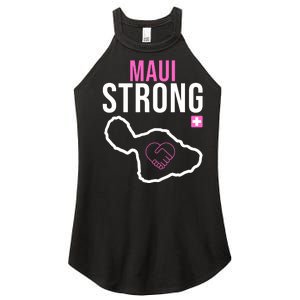 Maui Strong Hawaii Wildfire Relief Women's Perfect Tri Rocker Tank