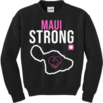 Maui Strong Hawaii Wildfire Relief Kids Sweatshirt