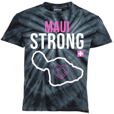 Maui Strong Hawaii Wildfire Relief Kids Tie-Dye T-Shirt