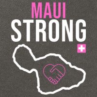 Maui Strong Hawaii Wildfire Relief Cotton Canvas Backpack