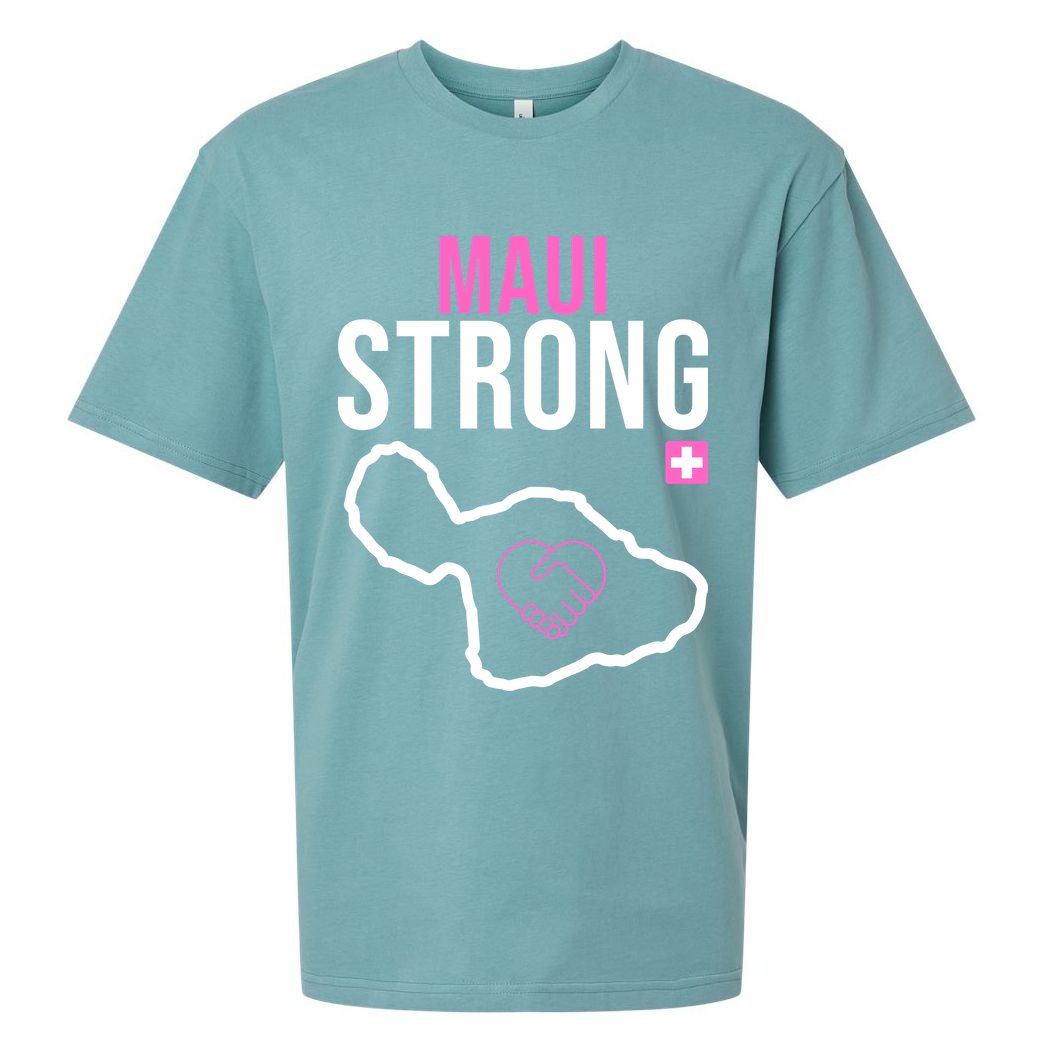 Maui Strong Hawaii Wildfire Relief Sueded Cloud Jersey T-Shirt