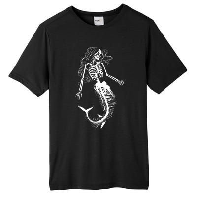 Mermaid Skeleton Halloween Costume Women Girls Tall Fusion ChromaSoft Performance T-Shirt