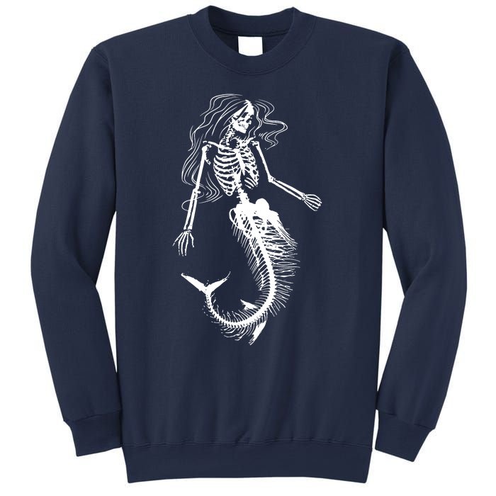 Mermaid Skeleton Halloween Costume Women Girls Sweatshirt