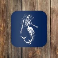 Mermaid Skeleton Halloween Costume Women Girls Coaster