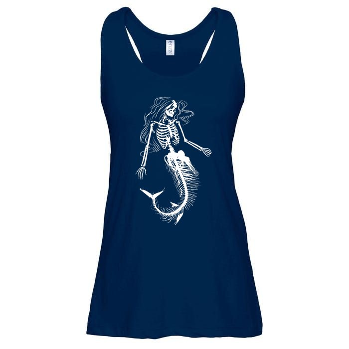 Mermaid Skeleton Halloween Costume Women Girls Ladies Essential Flowy Tank