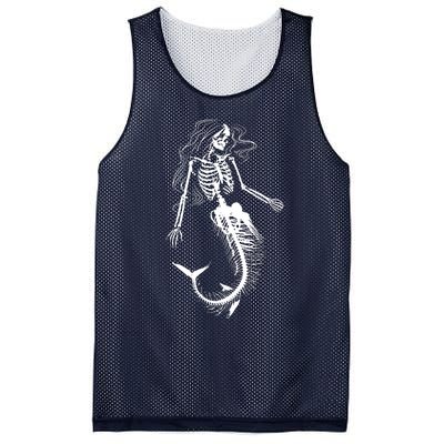 Mermaid Skeleton Halloween Costume Women Girls Mesh Reversible Basketball Jersey Tank