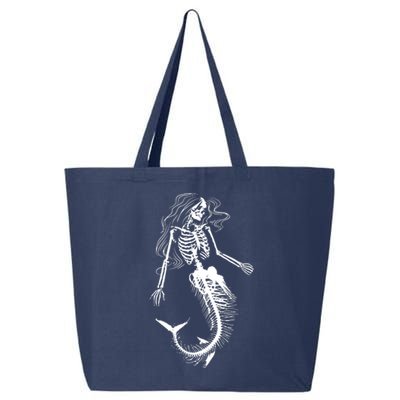 Mermaid Skeleton Halloween Costume Women Girls 25L Jumbo Tote