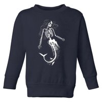 Mermaid Skeleton Halloween Costume Women Girls Toddler Sweatshirt