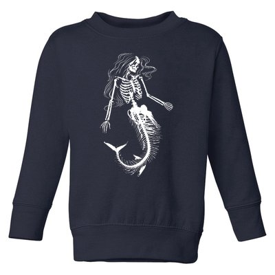 Mermaid Skeleton Halloween Costume Women Girls Toddler Sweatshirt