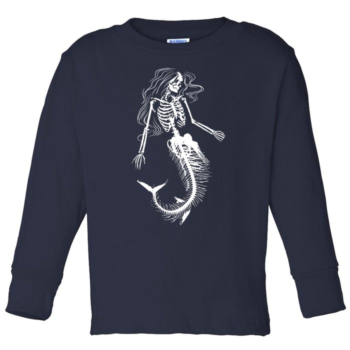 Mermaid Skeleton Halloween Costume Women Girls Toddler Long Sleeve Shirt