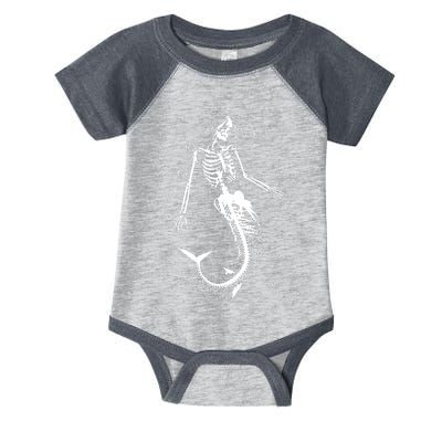 Mermaid Skeleton Halloween Costume Women Girls Infant Baby Jersey Bodysuit