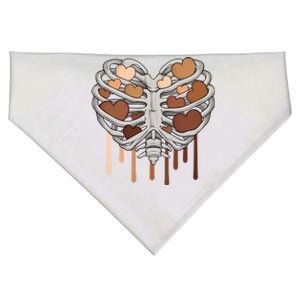 Melanin Skin Hearts Shaped Black History Juneteenth 1865 Great Gift USA-Made Doggie Bandana