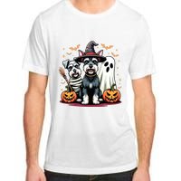 Miniature Schnauzer Halloween Costume Mummy Witch Ghost Dog Adult ChromaSoft Performance T-Shirt