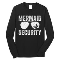 Mermaid Security Halloween Costume Gift Long Sleeve Shirt