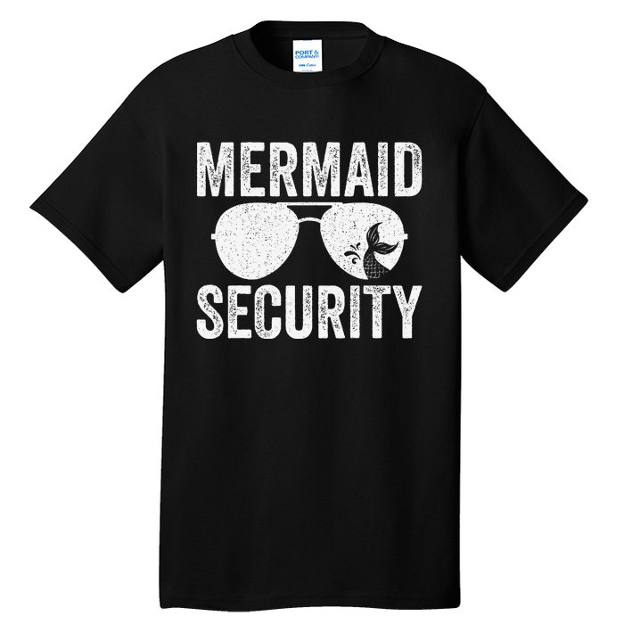 Mermaid Security Halloween Costume Gift Tall T-Shirt