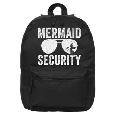 Mermaid Security Halloween Costume Gift 16 in Basic Backpack