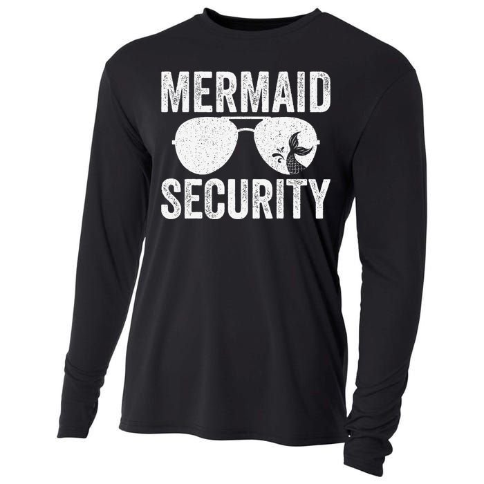 Mermaid Security Halloween Costume Gift Cooling Performance Long Sleeve Crew