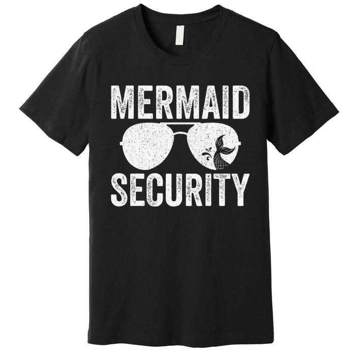 Mermaid Security Halloween Costume Gift Premium T-Shirt