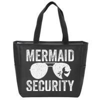 Mermaid Security Halloween Costume Gift Zip Tote Bag