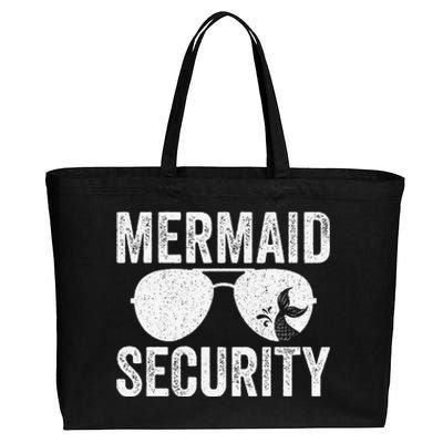 Mermaid Security Halloween Costume Gift Cotton Canvas Jumbo Tote