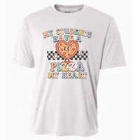 My Students Have A Pizza My Heart Teaching Assistant Heart Valentine's Day Cooling Performance Crew T-Shirt