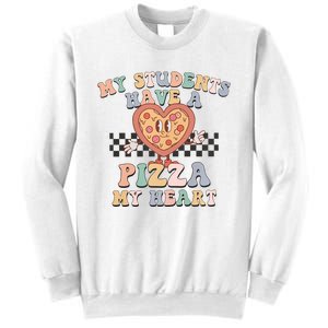 My Students Have A Pizza My Heart Teaching Assistant Heart Valentine's Day Sweatshirt