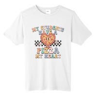 My Students Have A Pizza My Heart Teaching Assistant Heart Valentine's Day Tall Fusion ChromaSoft Performance T-Shirt