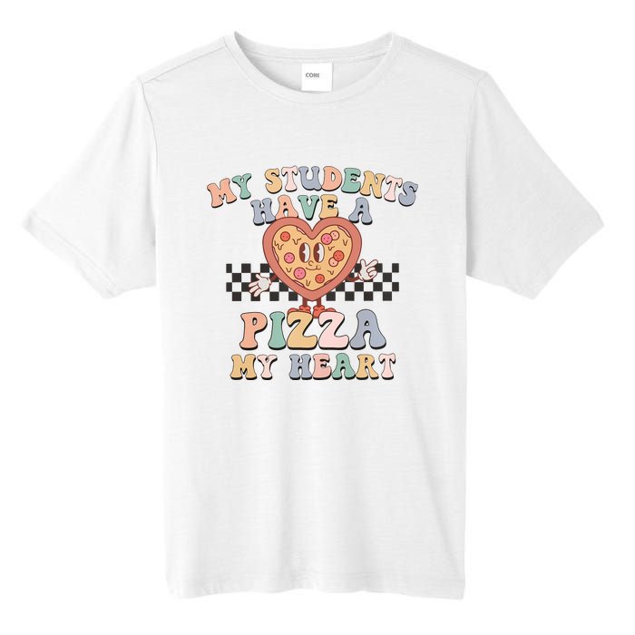 My Students Have A Pizza My Heart Teaching Assistant Heart Valentine's Day Tall Fusion ChromaSoft Performance T-Shirt