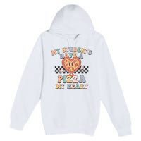 My Students Have A Pizza My Heart Teaching Assistant Heart Valentine's Day Premium Pullover Hoodie