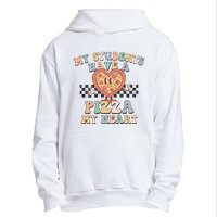 My Students Have A Pizza My Heart Teaching Assistant Heart Valentine's Day Urban Pullover Hoodie