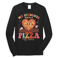 My Students Have A Pizza Of My Heart Valentines Day Teacher Long Sleeve Shirt