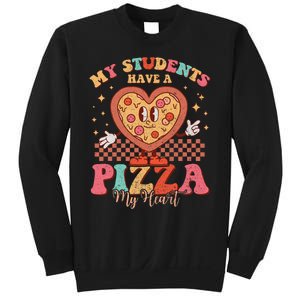 My Students Have A Pizza Of My Heart Valentines Day Teacher Sweatshirt