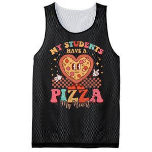 My Students Have A Pizza Of My Heart Valentines Day Teacher Mesh Reversible Basketball Jersey Tank