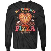 My Students Have A Pizza Of My Heart Valentines Day Teacher Tie-Dye Long Sleeve Shirt