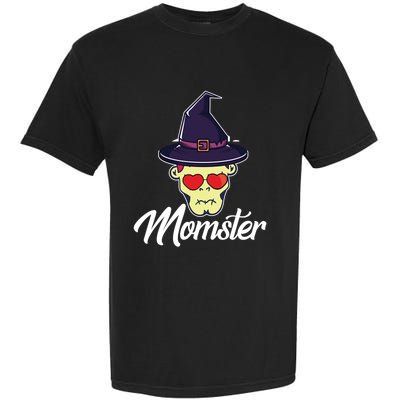 Momster Scary Halloween Mom Skeleton Skull Spooky Season Meaningful Gift Garment-Dyed Heavyweight T-Shirt